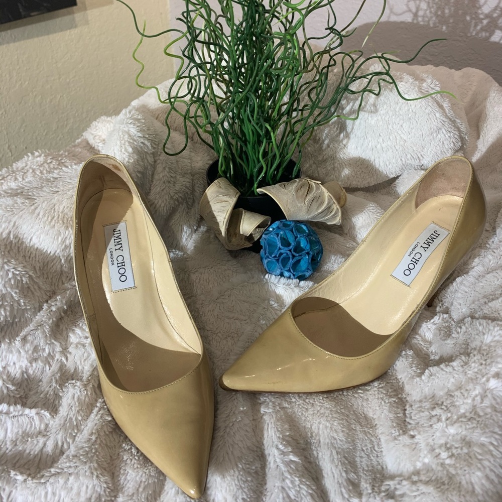 SALE!! Jimmy Choo Romy 100mm Patent Leather Pump